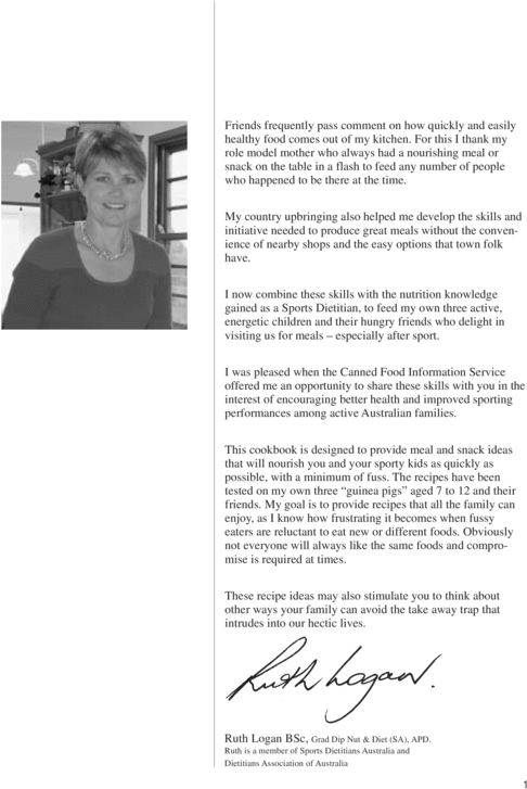 Product picture fast foods for active family