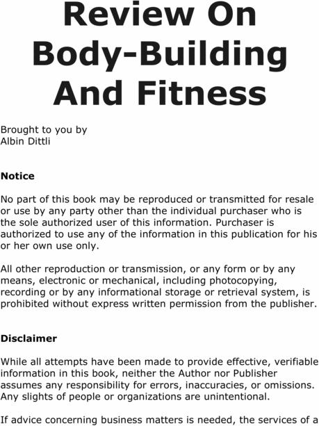 Product picture review on body building and fitness